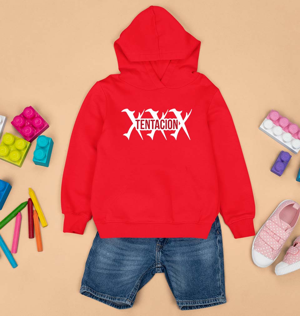 xxxtentaction Kids Hoodie for Boy/Girl-0-1 Year(22 Inches)-Red-Ektarfa.online
