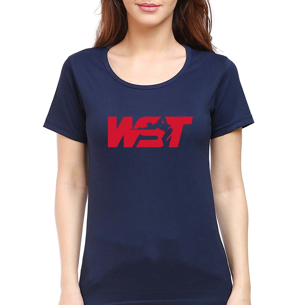 World Snooker (WST) T-Shirt for Women-Navy Blue-Ektarfa.online