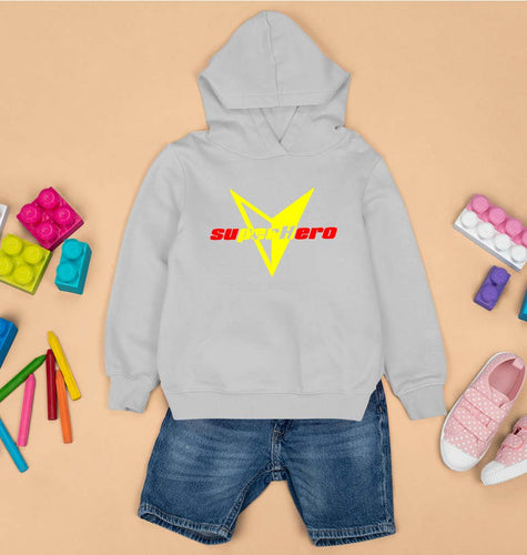 Super Hero Kids Hoodie for Boy/Girl-0-1 Year(22 Inches)-Grey-Ektarfa.online