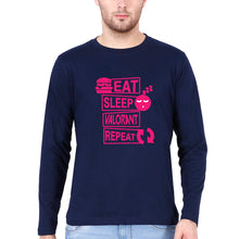 Load image into Gallery viewer, Valorant Full Sleeves T-Shirt for Men-Navy Blue-Ektarfa.online
