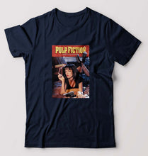 Load image into Gallery viewer, Pulp Fiction T-Shirt for Men-S(38 Inches)-Navy Blue-Ektarfa.online
