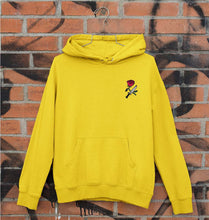 Load image into Gallery viewer, Rose &amp; Knife Unisex Hoodie for Men/Women-S(40 Inches)-Mustard Yellow-Ektarfa.online
