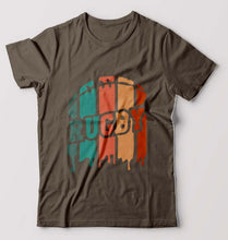 Load image into Gallery viewer, Rugby T-Shirt for Men-Olive Green-Ektarfa.online
