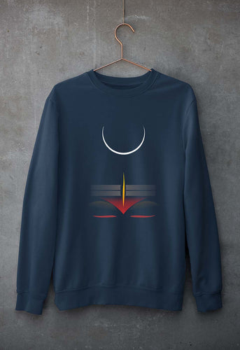 Mahakal Mahadev Bholenath Shiva Shivji Unisex Sweatshirt for Men/Women-Navy Blue-Ektarfa.online