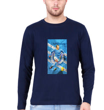 Load image into Gallery viewer, Erling Haaland Full Sleeves T-Shirt for Men-Navy Blue-Ektarfa.online
