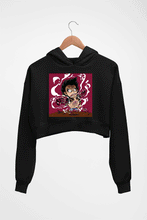 Load image into Gallery viewer, Monkey D. Luffy Crop HOODIE FOR WOMEN-Black-Ektarfa.online
