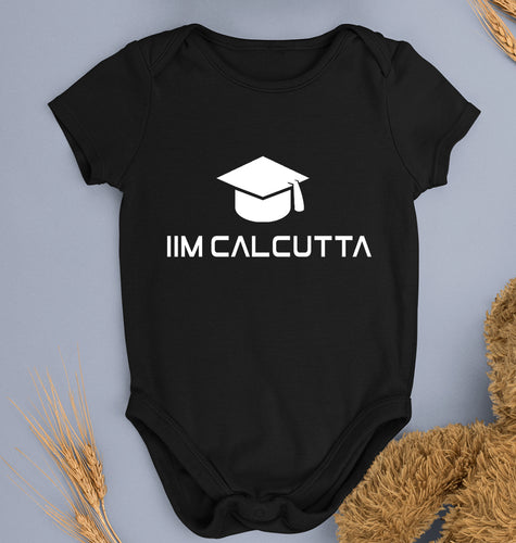 IIM C Calcutta Kids Romper For Baby Boy/Girl-0-5 Months(18 Inches)-Black-Ektarfa.online