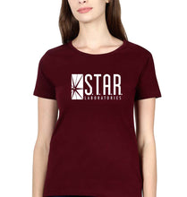 Load image into Gallery viewer, Star laboratories T-Shirt for Women-XS(32 Inches)-Maroon-Ektarfa.online
