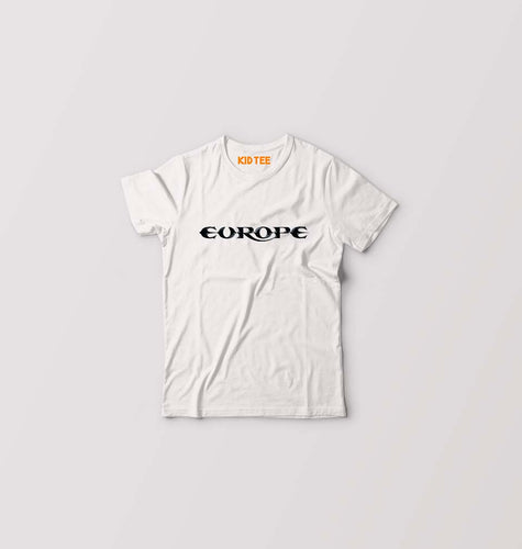 Europe Kids T-Shirt for Boy/Girl-White-Ektarfa.online