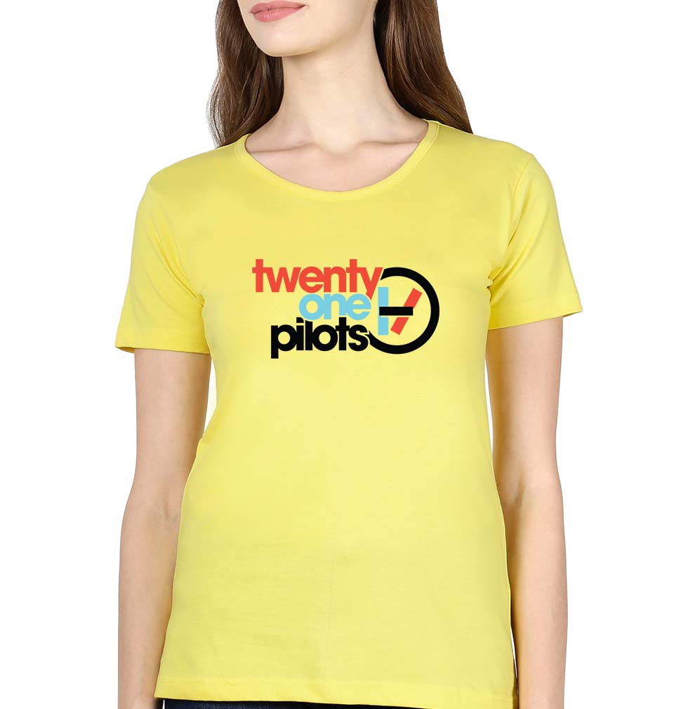 Twenty one pilots T-Shirt for Women-Yellow-Ektarfa.online