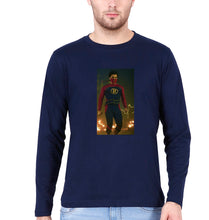 Load image into Gallery viewer, Minnal Murali Full Sleeves T-Shirt for Men-Navy Blue-Ektarfa.online
