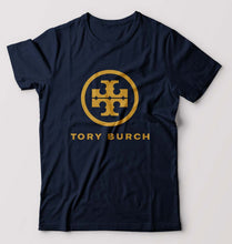 Load image into Gallery viewer, Tory Burch T-Shirt for Men-S(38 Inches)-Navy Blue-Ektarfa.online
