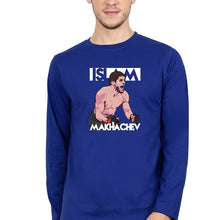 Load image into Gallery viewer, Islam Makhachev Full Sleeves T-Shirt for Men-Royal Blue-Ektarfa.online
