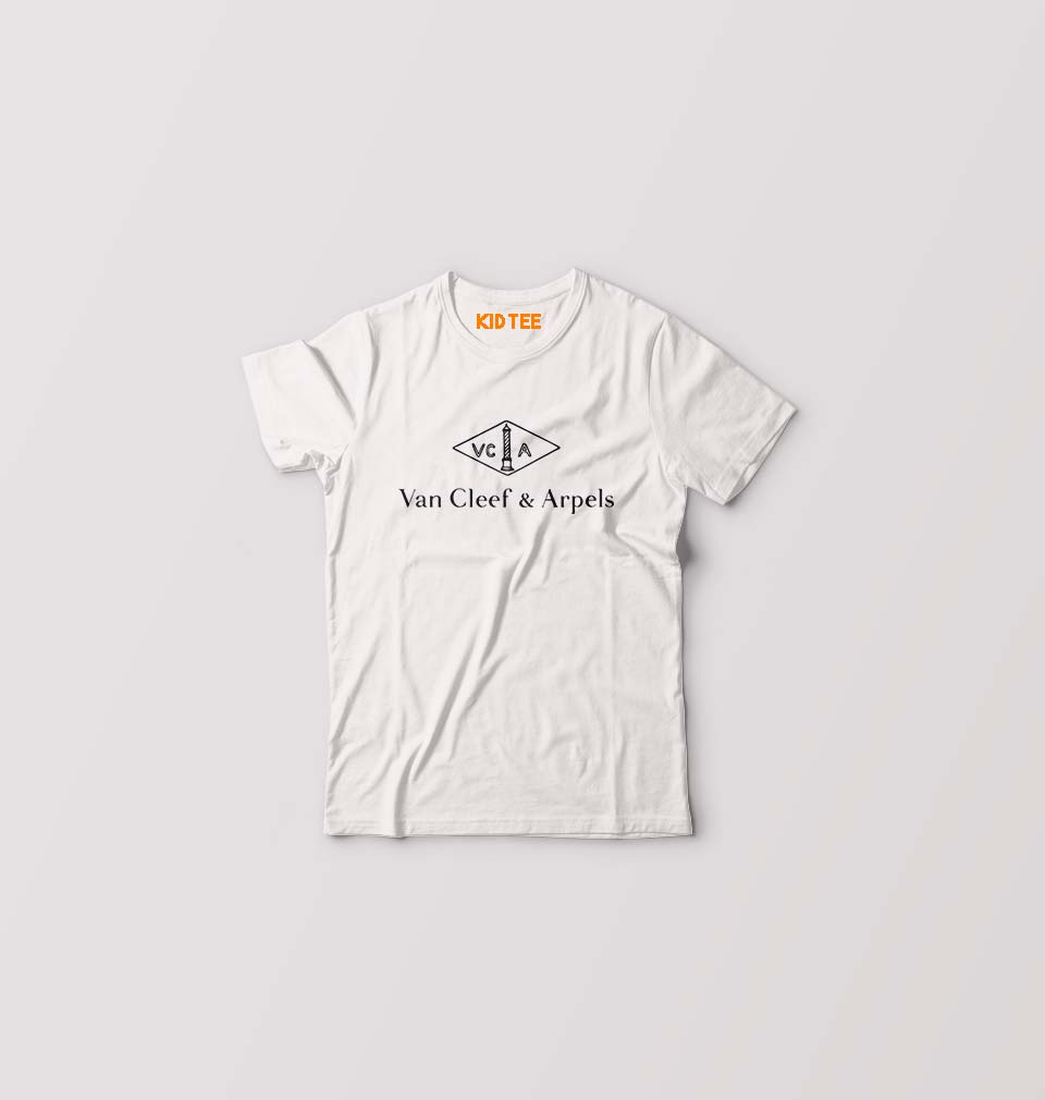 Van Cleef & Arpels Kids T-Shirt for Boy/Girl-White-Ektarfa.online