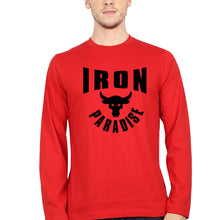 Load image into Gallery viewer, Iron Paradise Full Sleeves T-Shirt for Men-Red-Ektarfa.online
