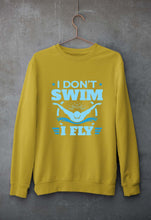 Load image into Gallery viewer, Swim Unisex Sweatshirt for Men/Women-Mustard Yellow-Ektarfa.online
