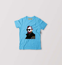 Load image into Gallery viewer, Vincent van Gogh Kids T-Shirt for Boy/Girl-Light Blue-Ektarfa.online
