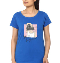 Load image into Gallery viewer, Stay Inspired T-Shirt for Women-XS(32 Inches)-Royal Blue-Ektarfa.online
