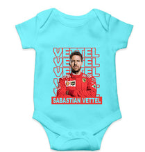 Load image into Gallery viewer, Sebastian Vettel F1 Kids Romper For Baby Boy/Girl-Sky Blue-Ektarfa.online
