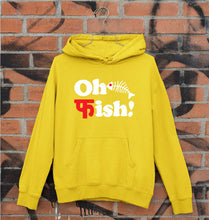 Load image into Gallery viewer, Fish Funny Unisex Hoodie for Men/Women-S(40 Inches)-Mustard Yellow-Ektarfa.online
