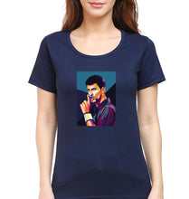 Load image into Gallery viewer, Novak Djokovic Tennis T-Shirt for Women-Navy Blue-Ektarfa.online
