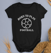 Load image into Gallery viewer, Play Football Kids Romper For Baby Boy/Girl-0-5 Months(18 Inches)-Black-Ektarfa.online
