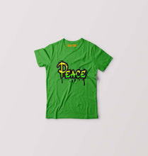 Load image into Gallery viewer, Graffiti Peace Kids T-Shirt for Boy/Girl-Flag Green-Ektarfa.online
