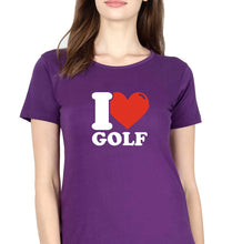 Load image into Gallery viewer, I Love Golf T-Shirt for Women
