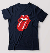 Load image into Gallery viewer, Rolling Stones T-Shirt for Men-S(38 Inches)-Navy Blue-Ektarfa.online
