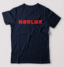 Load image into Gallery viewer, Roblox T-Shirt for Men-S(38 Inches)-Navy Blue-Ektarfa.online
