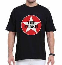 Load image into Gallery viewer, The Clash Oversized T-Shirt for Men-Black-Ektarfa.online

