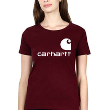 Load image into Gallery viewer, Carhartt T-Shirt for Women-XS(32 Inches)-Maroon-Ektarfa.online
