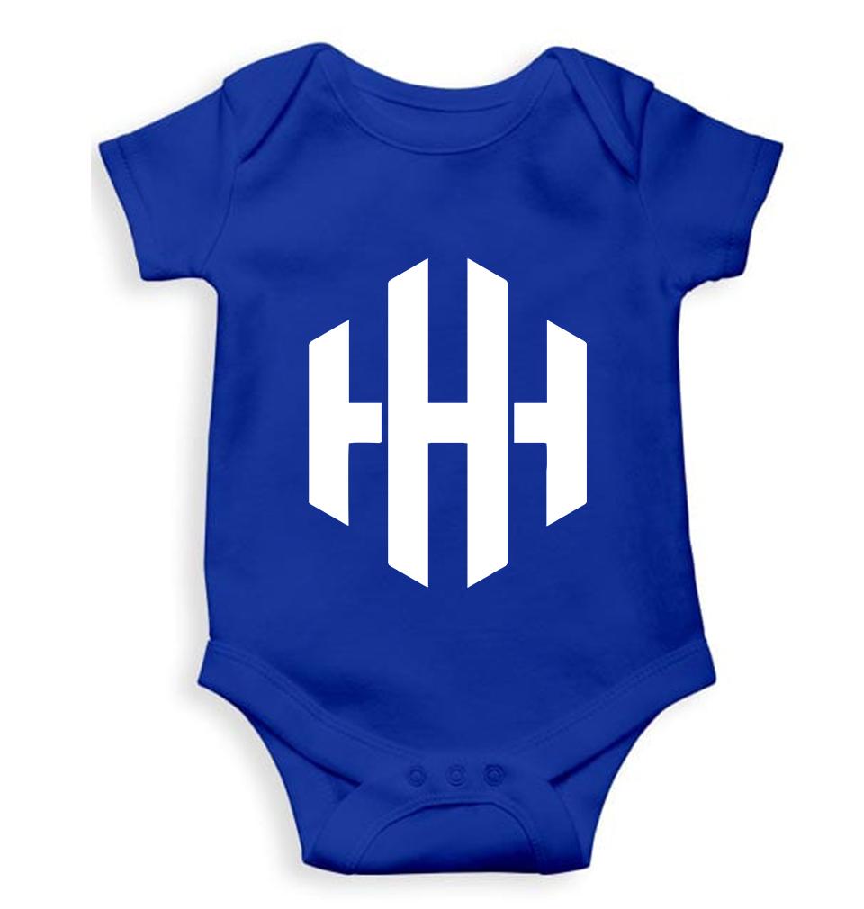 Triple H WWE Kids Romper For Baby Boy/Girl-0-5 Months(18 Inches)-Royal Blue-Ektarfa.online