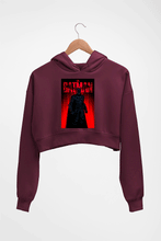 Load image into Gallery viewer, Batman Superhero Crop HOODIE FOR WOMEN-Maroon-Ektarfa.online
