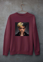 Load image into Gallery viewer, XXXTentacion Unisex Sweatshirt for Men/Women-S(40 Inches)-Maroon-Ektarfa.online
