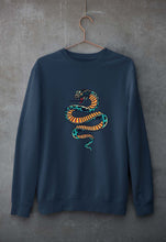 Load image into Gallery viewer, Snake Unisex Sweatshirt for Men/Women-Navy Blue-Ektarfa.online
