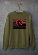 Load image into Gallery viewer, Itachi Uchiha Unisex Sweatshirt for Men/Women-S(40 Inches)-Olive Green-Ektarfa.online
