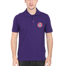 Load image into Gallery viewer, Bayern Munich Logo Polo T-Shirt for Men-S(38 Inches)-Purple-Ektarfa.co.in
