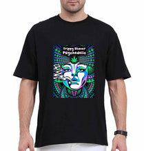 Load image into Gallery viewer, Trippy Stoner Psychedelic Oversized T-Shirt for Men-Black-Ektarfa.online
