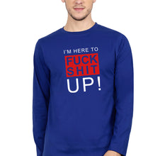 Load image into Gallery viewer, Fuck Full Sleeves T-Shirt for Men-Royal Blue-Ektarfa.online
