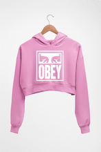 Load image into Gallery viewer, Obey Crop HOODIE FOR WOMEN

