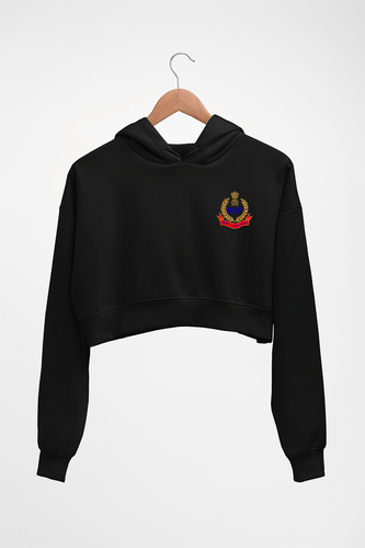 BSF Army Crop HOODIE FOR WOMEN-Black-Ektarfa.online