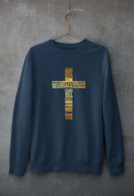 Load image into Gallery viewer, Christian Unisex Sweatshirt for Men/Women-S(40 Inches)-Navy Blue-Ektarfa.online
