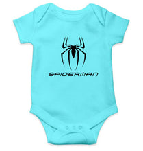 Load image into Gallery viewer, Spiderman Kids Romper For Baby Boy/Girl-0-5 Months(18 Inches)-Sky Blue-Ektarfa.online
