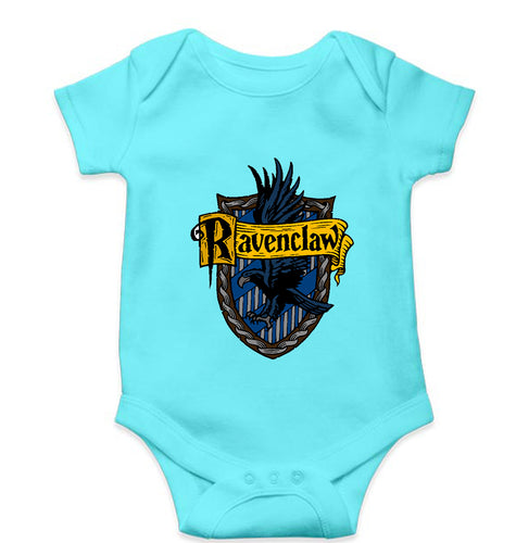 Ravenclaw Harry Potter Kids Romper For Baby Boy/Girl-0-5 Months(18 Inches)-Sky Blue-Ektarfa.online