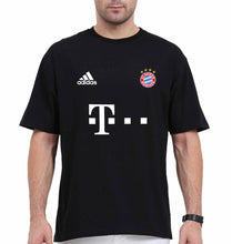 Load image into Gallery viewer, FC Bayern Munich 2021-22 Oversized T-Shirt for Men-Black-Ektarfa.online

