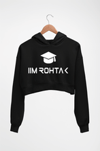 Load image into Gallery viewer, IIM Rohtak Crop HOODIE FOR WOMEN
