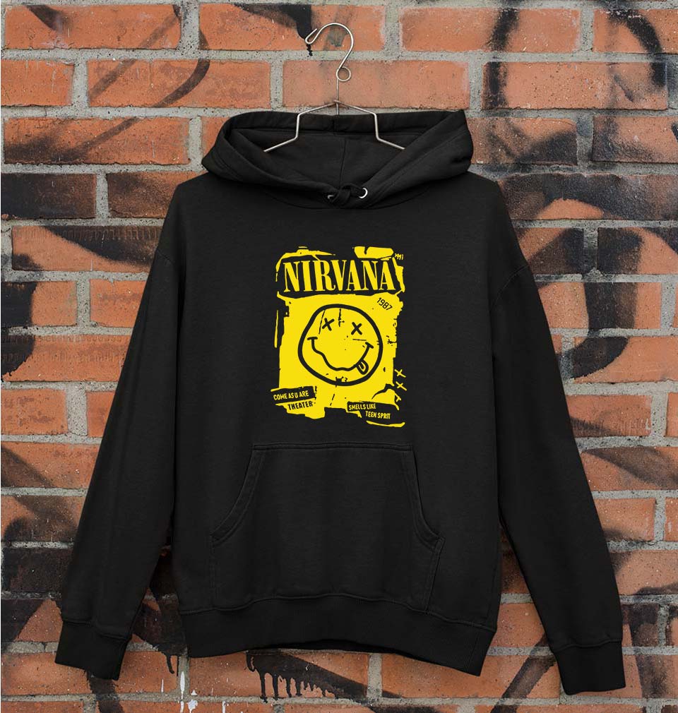 Nirvana Unisex Hoodie for Men/Women-Black-Ektarfa.online