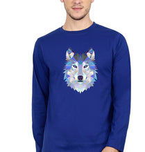 Load image into Gallery viewer, Wolf Full Sleeves T-Shirt for Men-Royal Blue-Ektarfa.online
