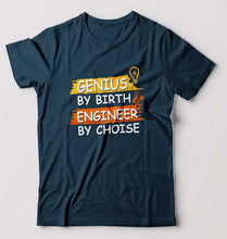 Load image into Gallery viewer, Genius Engineer T-Shirt for Men-Petrol Blue-Ektarfa.online
